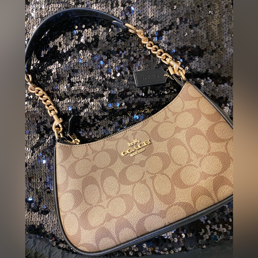 Coach Teri Shoulder Bag In Signature Canvas